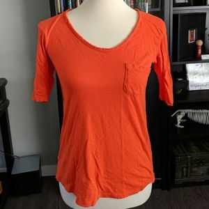 Distressed Orange top
